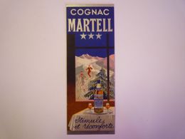 2020 - 6069  COGNAC MARTELL  :  SUPERBE MARQUE-PAGE  PUB   XXX - Marque-Pages