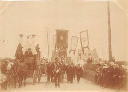 PERROS-GUIREC - Cliché Albuminé D'une Procession à LA CLARTE Près TRESTRAOU Vers 1900 - Gardes Suisses - Voir Descript - Perros-Guirec