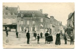 53 - Mayenne  - Villaines La Juhel Place Des Halles Et Rue Du Bignon (N0676) - Villaines La Juhel