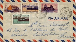 1948- 1 ère Liaison Aérienne NOUMEA-SAÏGON -via Sydney- Par Air France ( Voyages D'études ) - Storia Postale