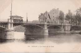 Cpa Sedan Le Pont De La Gare Avec Tramway - Sedan