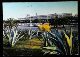 NICE COTE D'AZUR  - Parking & Agaves 1960 (pli Partiel Et Usure En Coin) - Aerodrome / Airport (Avion Aircraft Flugzeug) - Luftfahrt - Flughafen