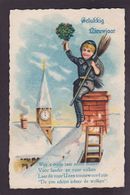 CPA Ramoneurs Enfant Fantaisie RAMONEUR Porte Bonheur Circulé - Cartes Humoristiques