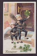 CPA Ramoneurs Enfant Fantaisie RAMONEUR Porte Bonheur Circulé Gaufré Embossed - Humorous Cards