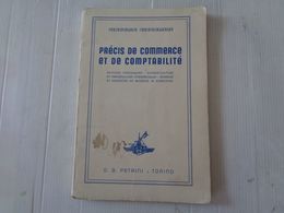 LIBRO, GIACOMO GIACOMINI "PRECIS DE COMMERCE ET DE COMPTABILITE' - 1938 - LEGGI - Mathematics & Physics