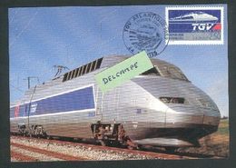 TGV Atlantique  - Mise En Service Commercial Le 24 Septembre 1989 - Seignelay