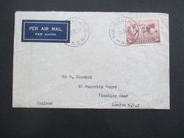 Australien 1937 Per Air Mail/ Luftpost  Stempel Parliament House N.S.W. Nach London Gesendet - Briefe U. Dokumente