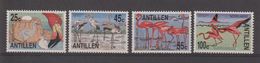 Antilles Néerlandaises 1985 Oiseaux Flamand Rose 732-35 4 Val ** MNH - Antillas Holandesas