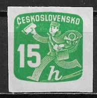 Czechoslovakia 1945. Scott #P29 (M) Newspaper Delivery Boy - Newspaper Stamps