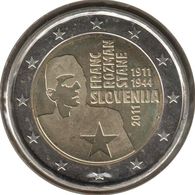 SV20011.1 - SLOVENIE - 2 Euros Commémo. Franc Rozman Dit Stane - 2011 - Slovenia