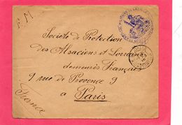 Pli De La CALLE Constantine Pour PARIS - Briefe U. Dokumente