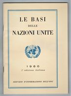 LE BASI DELLE NAZIONI UNITE 1960 - Bibliographie