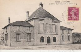 51 - VILLE SUR TOURBE - La Mairie - Ecole - Ville-sur-Tourbe