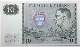 Suède - 10 Kronor - 1968 - PICK 52b.2 - NEUF - Zweden