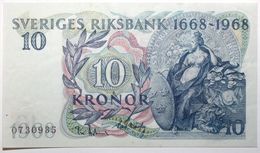 Suède - 10 Kronor - 1968 - PICK 56a - SUP+ - Suède