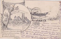 AUVERNIER  / LITHO / HUGUENIN / / CIRC 1898 ! - Auvernier