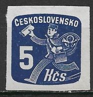 Czechoslovakia 1945. Scott #P36 (M) Newspaper Delivery Boy - Newspaper Stamps