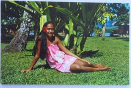 C. P. A. : TAHITI : Beauté Souriante, Hôtel AIMEO, Pao Pao, MOOREA - Tahiti