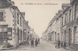 LOUDEAC (Côtes D'Armor): Rue Moncontour - Loudéac