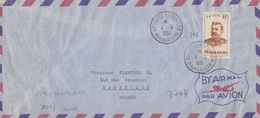 Lettre Par Avion, N° 318 (Madagascar) Obl. Kerguelen Le 4-5 1951 Pour Marseille, Courrier Du Laperouse - ...-1955 Prefilatelia