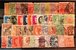 Australie Australia - Small Batch Of 46 Old And Less Old Stamps Included Some Australia States Used - Collections