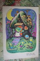 Zotov "Frog House"  - Mushroom / Champignon- 1969 - Beetle - Caterpillar - Grenouille - Playing Soccer - Champignons