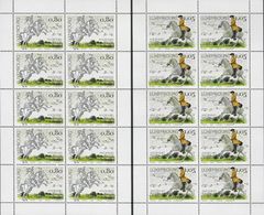 LUXEMBURGO /LUXEMBOURG /LUXEMBURG  -EUROPA 2020-"ANTIGUAS RUTAS POSTALES -ANCIENT POSTAL ROUTES" -TWO SHEET Of 10 STAMPS - 2020