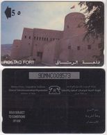 197/ Oman; P20. Rostaq Fort, 9OMNC - Rounded Digits - Oman