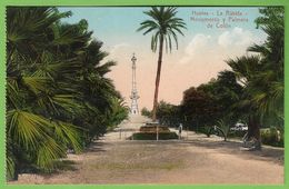 Huelva - La Rábida - Monumento Y Palmera De Colón - Andalucía - España - Huelva