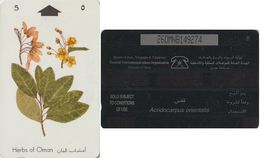 215/ Oman; P45. Acridocarpus, 26OMNC - Pointed Digits - Oman