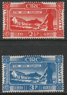 Ireland Sc 133-134 Set MLH - Unused Stamps