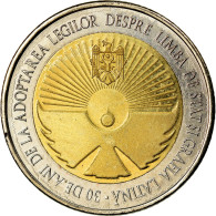 Monnaie, Moldova, 10 Lei, 2019, 30 Ans De La Langue D’Etat, SPL, Bi-Metallic - Moldawien (Moldau)