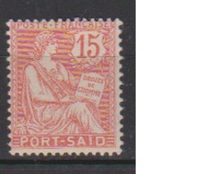 PORT SAID          N°  YVERT  :  26a  NEUF AVEC  CHARNIERES      (  CH  01/35 ) - Unused Stamps