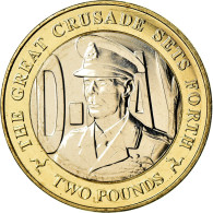 Monnaie, Isle Of Man, 2 Pounds, 2019, Pobjoy Mint, D-Day - George VI, SPL - Île De  Man