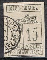 DIEGO-SUAREZ N°8  Signé - Used Stamps