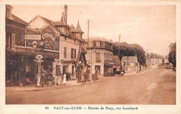 27-PACY-SUR-EURE- ENTREE DE PACY RUE ISAMBARD - VOIR POMPE A ESSENCE - Pacy-sur-Eure