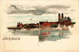 CPA AK Bad Sackingen - Ansicht - View - Litho GERMANY (969905) - Bad Saeckingen