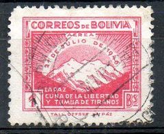 BOLIVIE. PA 90 De 1947 Oblitéré. Mont Illimani. - Montañas