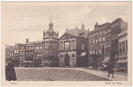 Gouda Markt Met Waag VN1747 - Gouda