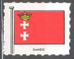 Gdańsk Danzig Poland Germany Deutschland FLAG FLAGS Cinderella Label Vignette - Ed. 1950's Great Britain MNH - Autres & Non Classés