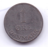 DANMARK 1952: 1 Öre, KM 839 - Dinamarca