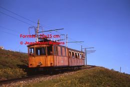 Reproduction Photographie D'une Vue D'un Train à Crémaillère Circulant à Super-Bagnères En 1963 - Autres & Non Classés