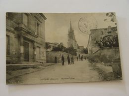 HERAULT-CASTRIES-MAIRIE ET EGLISE -ANIMEE - Castries