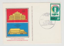 FDC Ersttagsbrief DDR AG Philatelie Gewandhaus Leipziger Theater 1980 - 1. Tag - FDC (Ersttagblätter)