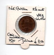 NEDERLANDSE ANTILLEN 2 1/2 CENT 1970 ORIGINELE MUNTKLEUR - Netherlands Antilles