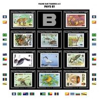 Togo 2019, Stamp On Stamp, WWF, Juaguar, Monkeys, Ducks, Birds, Bats, Crocodrille, 10val In BF IMPERFORATED - Fledermäuse