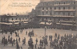 44-NANTES-LA FÊTE-DIEU- EN 1903, LA SORTIE DE LA GRAND'MESSE PLACE ST-PIERRE ... - Nantes