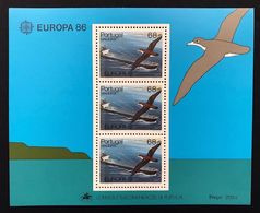 Portogallo Madeira 1986  Europa Cept 1986 Foglietti Set - Emissions Locales