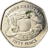 Monnaie, Gibraltar, 50 Pence, 2018, Père Noël, SUP, Cupro-nickel - Gibraltar