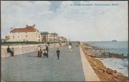 Promenade, West, Bognor, Sussex, C.1905-10 - Photochrom Postcard - Bognor Regis